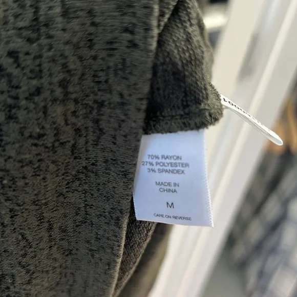 Super comfy green heathered hoodie tunic dress - Picture 3 of 6